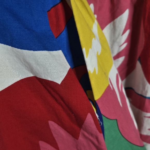 Boden Juniper Midi Dress Tropical Floral Colorful Sun Dress Size 14 R - Picture 7 of 9